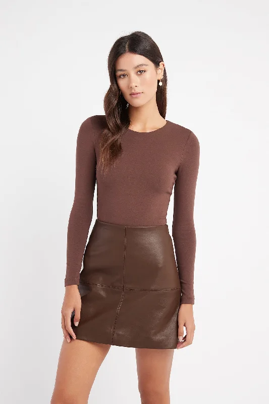 Vibrant Femme Fashion High Crew Top