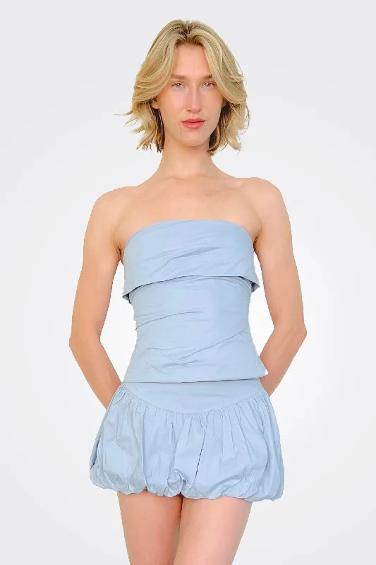 Current Trends Kira Top - Stone Blue