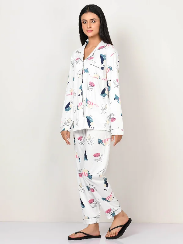 Limited Time Offer Printed Cotton Sleep Suit