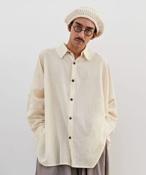 Fashion Forward Outfits Bohemian Staple Oversized Cotton Shirt