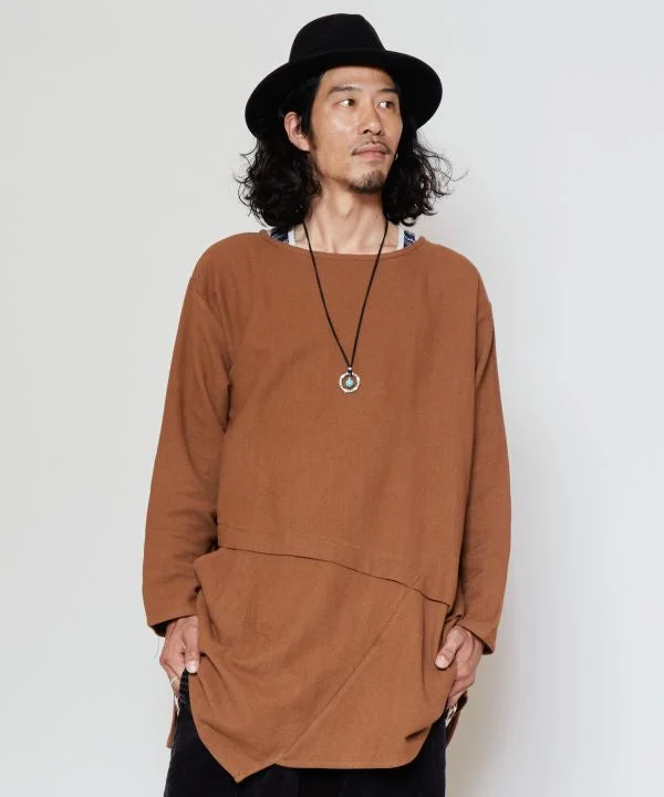 Athleisure Wear Nepali Cotton Asymmetrical Top