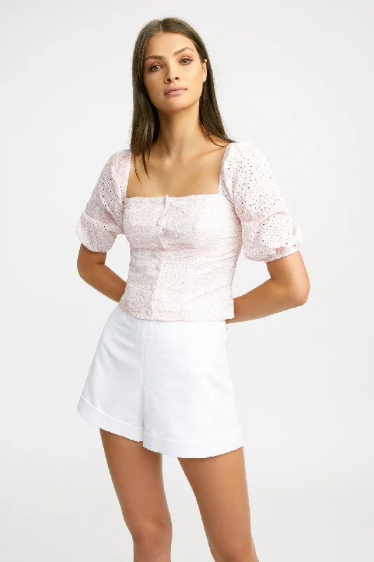 Casual Chic Reine Button Top