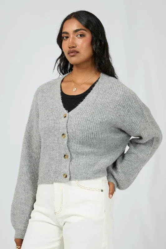 Imeless Style All About Eve Selena Knit Grey Marle