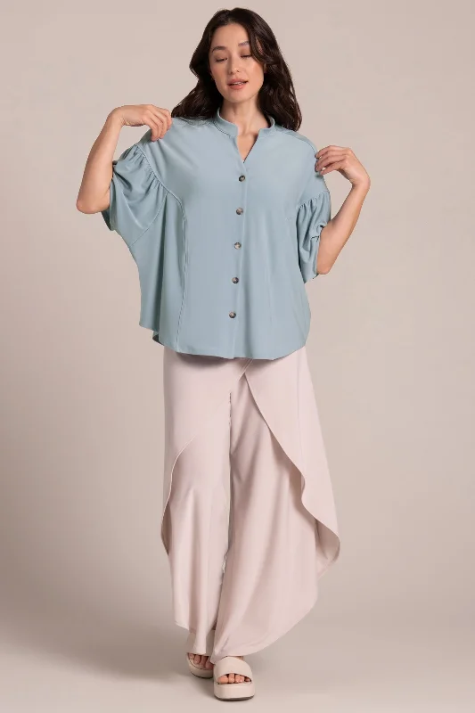 Mega Sale Butterfly Shirt | Stone Blue
