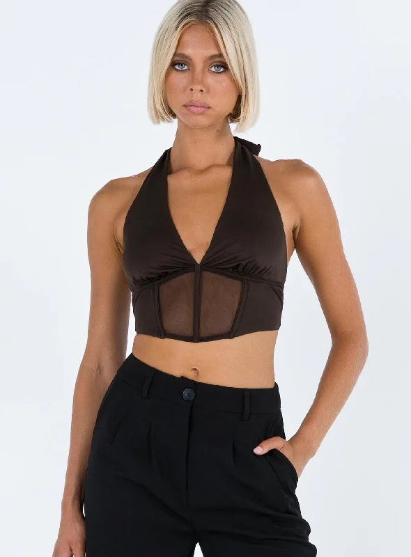 Exclusive Sale Ventura Top Brown