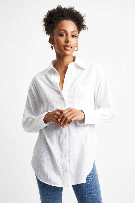 Seasonal Sale Crinkle Oversized Shirt