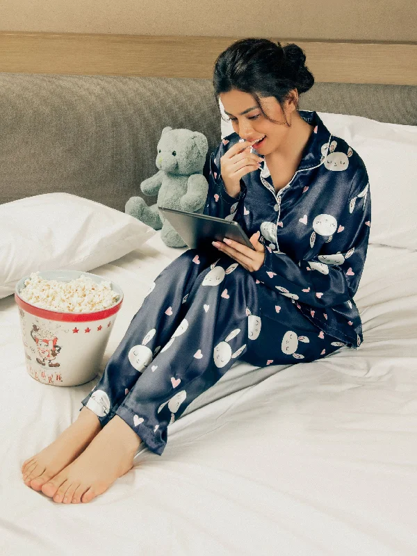 Big Savings Printed Silk Sleepwear