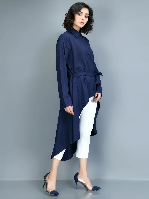 Fashion Sale High Low Shirt Dress