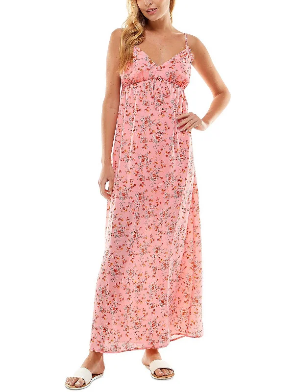 Women's Trendy Clothes Juniors Womens Empire Floral Maxi Dress
