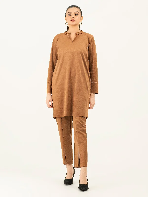 End Of Season Sale Suede Co-Ord Set