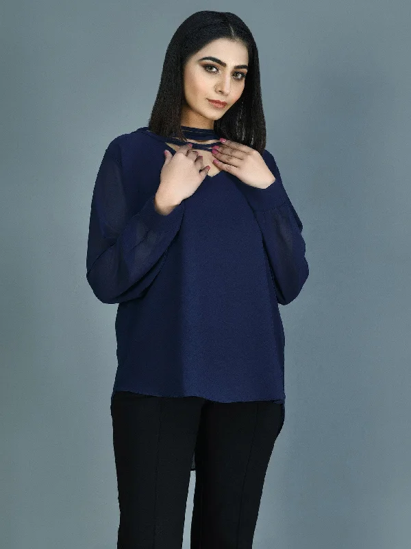 Chic Casual Style Flowy Top