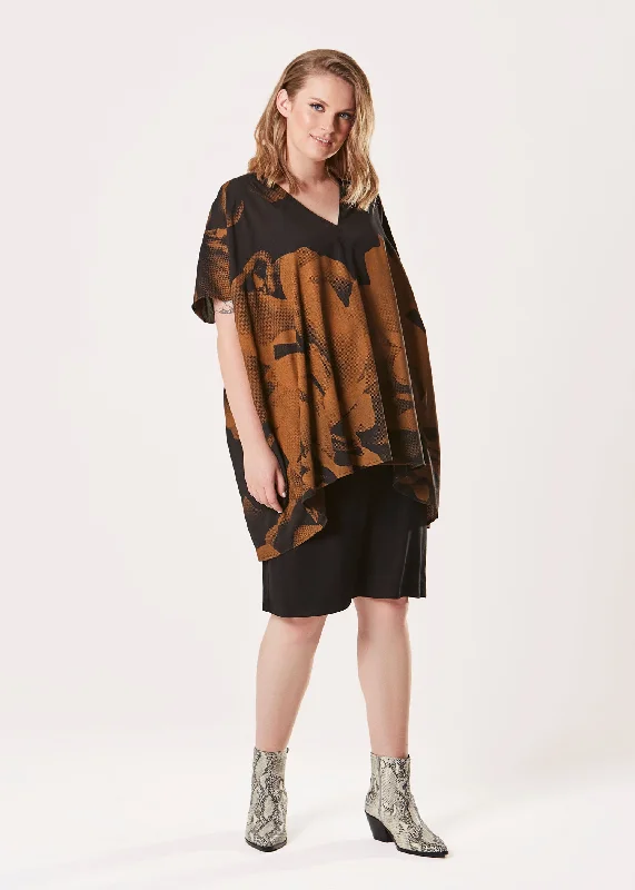 Chic Style Cara Top - Black Gingernut