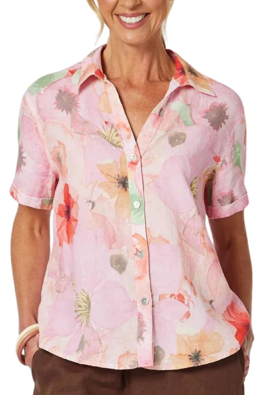 Chic Wardrobe BRIGHTON POPPY SHIRT - 45996GS