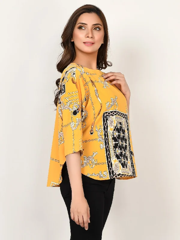 Elegant Clothing Printed Top