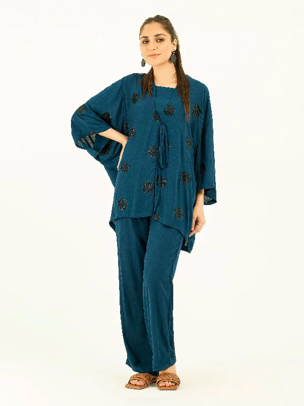 Stylish Looks Embroidered Co-Ord Suit