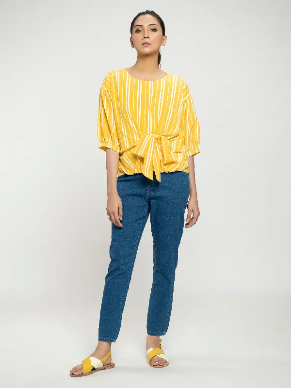 Chic Styles Striped Top