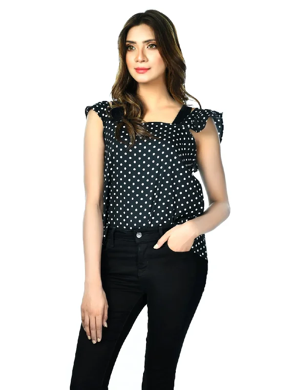 Versatile Outfits Black and White Check Top
