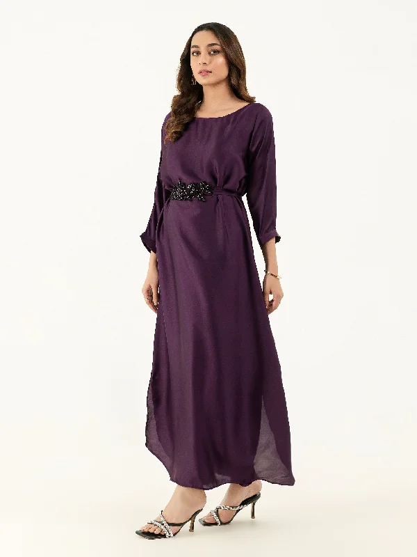 Comfort Meets Fashion 2 Piece Silk Suit-Embroidered (Pret)