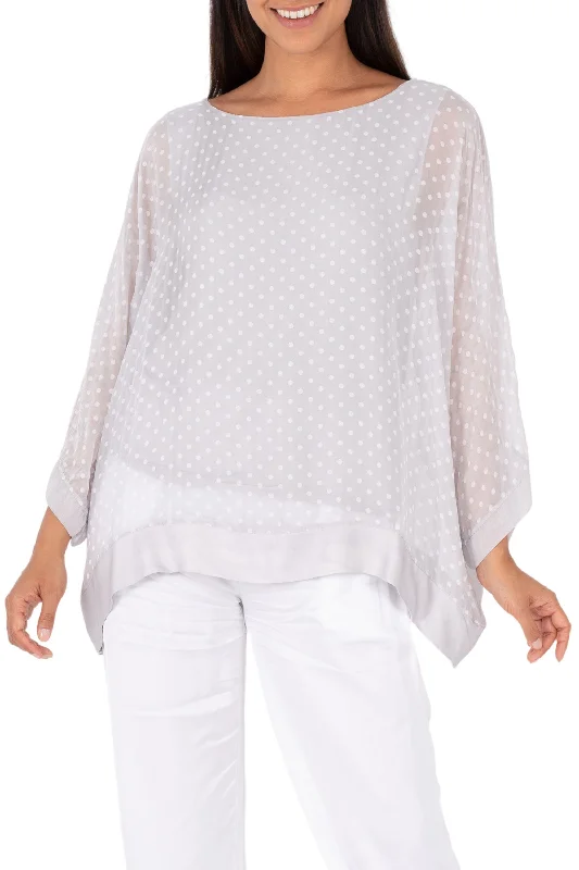 Budget-Friendly Fashion WOVEN 3/4 SLV TOP - 10/65126PU