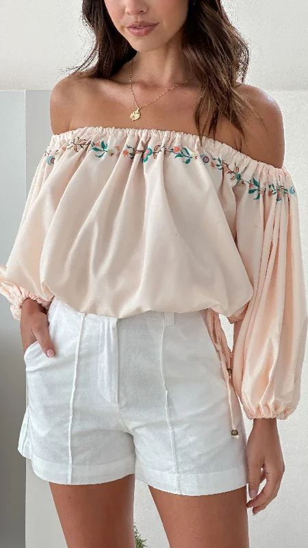 Women Apparel Lucia Top - Peach
