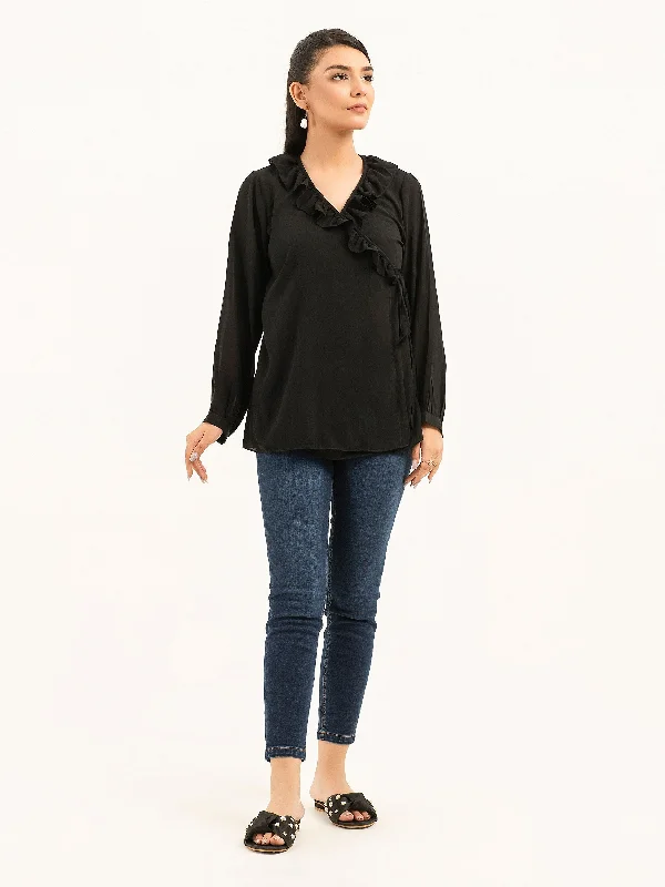 Must-Have Styles Ruffled Chiffon Top