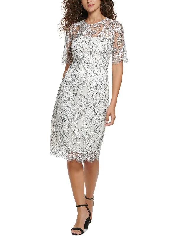 Elegant Women's Clothing Online Womens Lace Lined Sheath Dress
