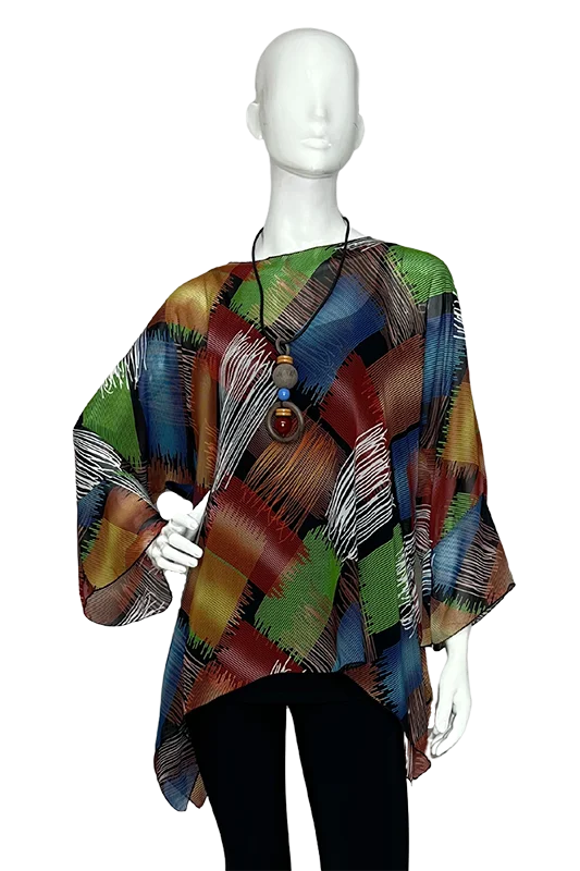 Evening Elegance Lior One Size Multi Square Scribble Boho
