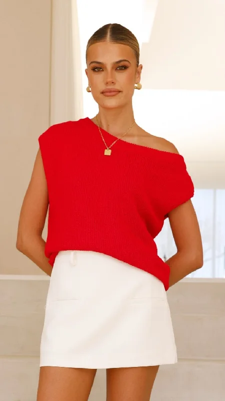 Limited Styles Amiri Top - Red