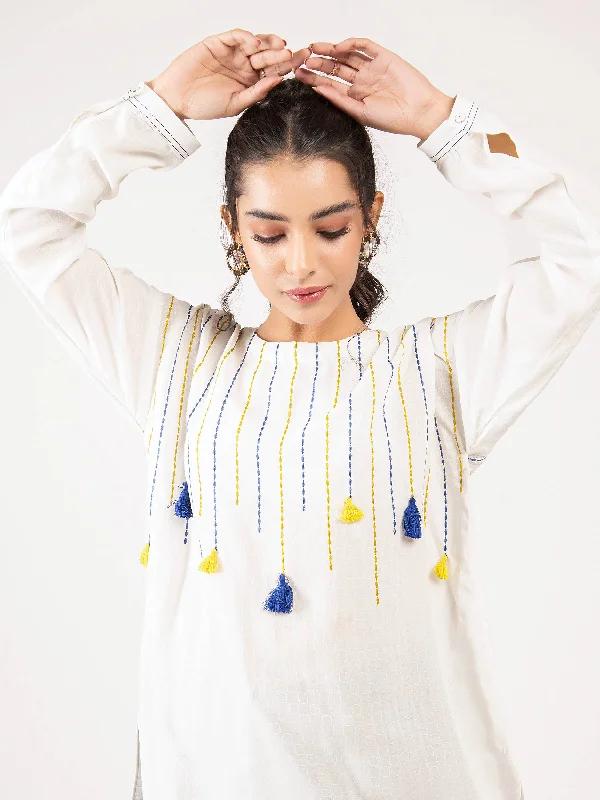 Limited Time Deal Embroidered Top