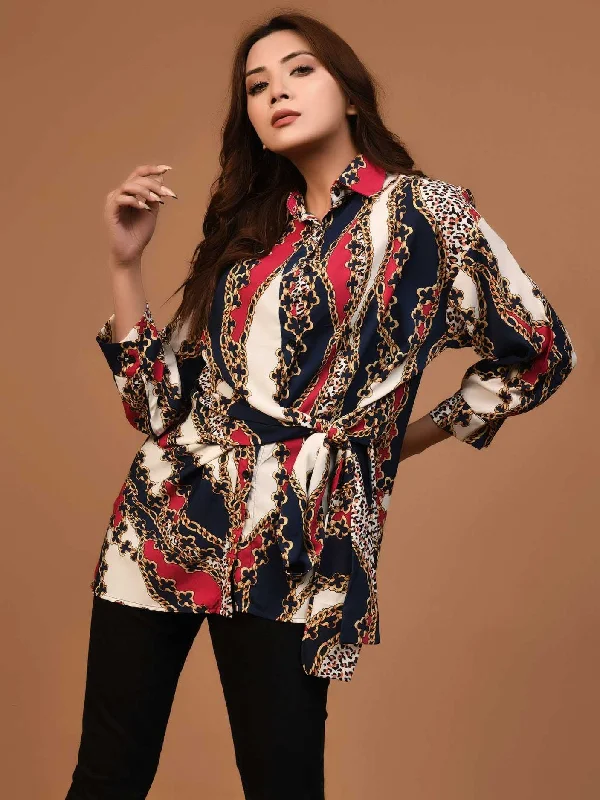Chic Wardrobe Printed Top