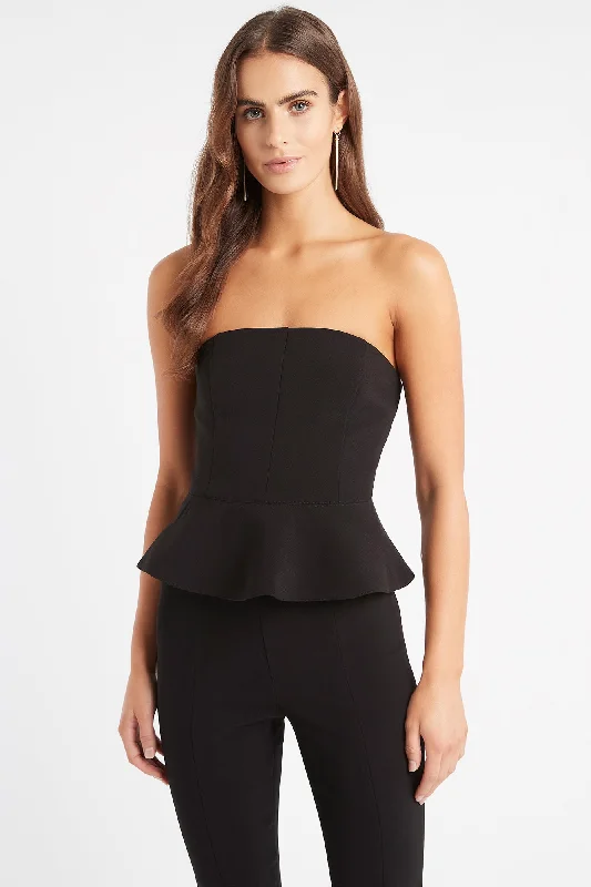 Casual Chic Delta Peplum Top