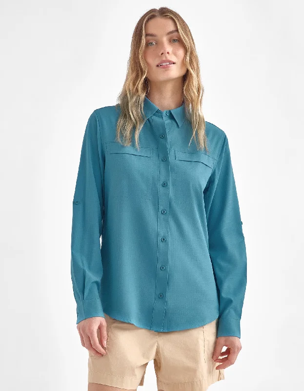 Bold Prints Casual Chic Hiking Shirt Women UPF 50+ Dry Lite