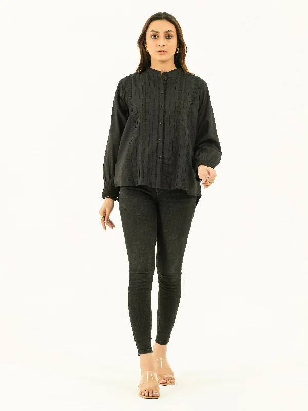 Flash Discount Lawn Top-Embroidered