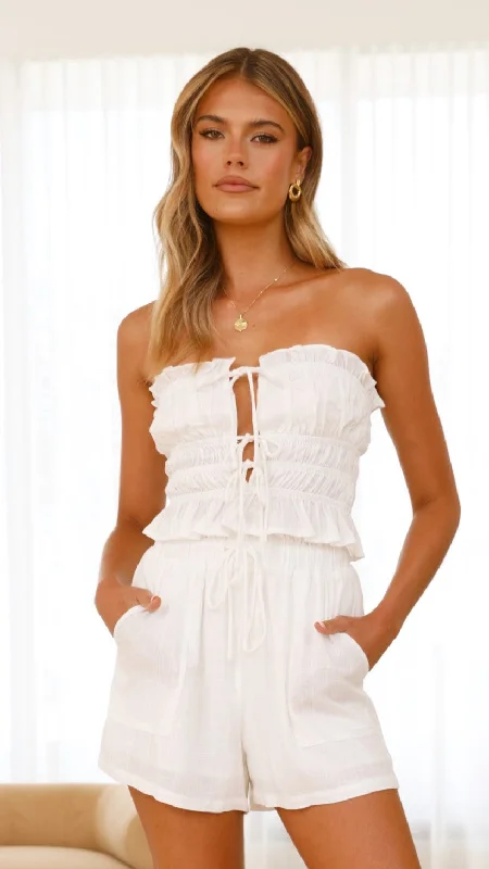 Premium Fashion Kahli Top - White