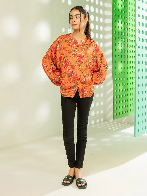 Winter Wardrobe Clearance Printed Silk Top