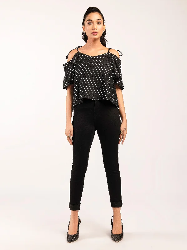 Chic Wardrobe Essentials Polka Dot Top