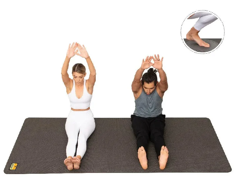 Strengthen Your Practice With Affordable Yoga Gear 6' x 4' x 8mm Yoga Mat - (24 Square Feet)