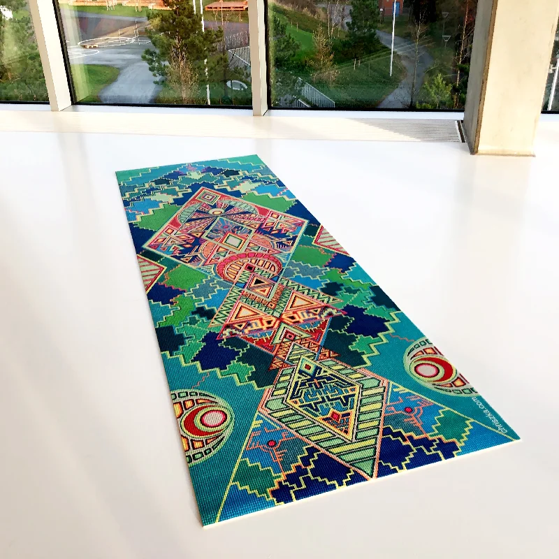 Ultimate Yoga Collection Now At Lower Prices Yoga mat with hand-painted print: Island of the Gods Ultimate Yoga Collection Now At Lower Prices Yoga mat with hand-painted print: Island of the Gods