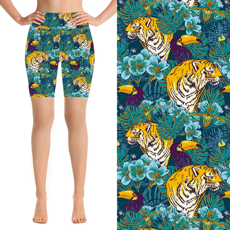 The Best Styles At The Best Prices 24/7 Biker Shorts - Tiger Tantastic