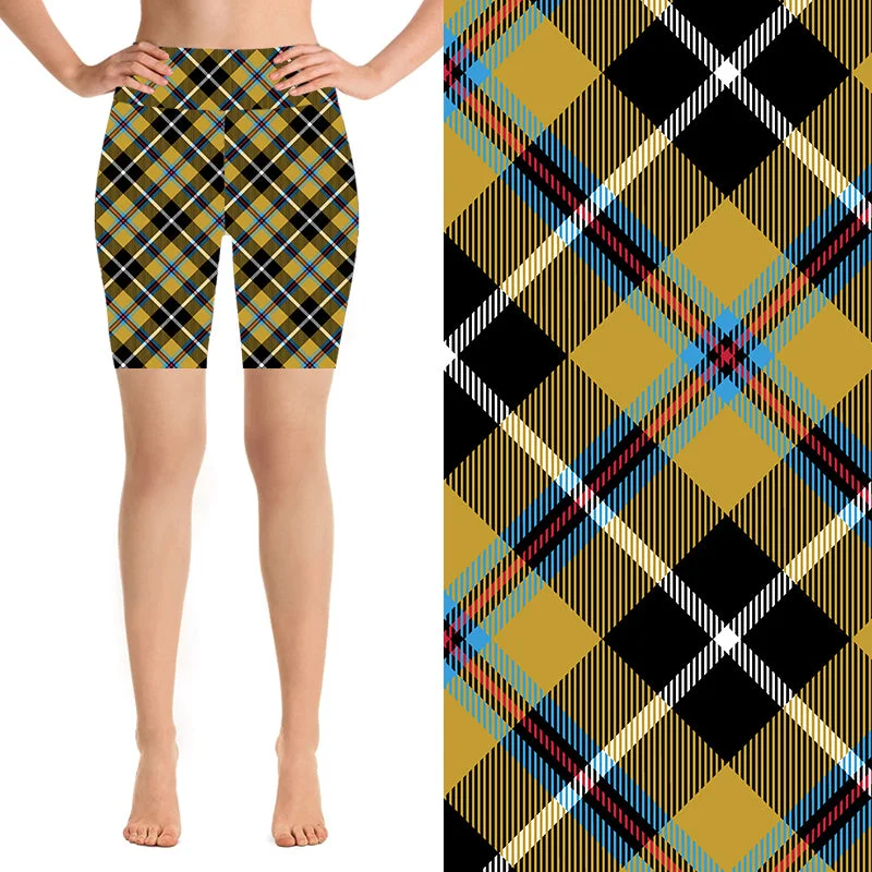 High-Quality Yoga Clothing At Budget-Friendly Prices 24/7 Biker Shorts - Cornish Tartan High-Quality Yoga Clothing At Budget-Friendly Prices 24/7 Biker Shorts - Cornish Tartan