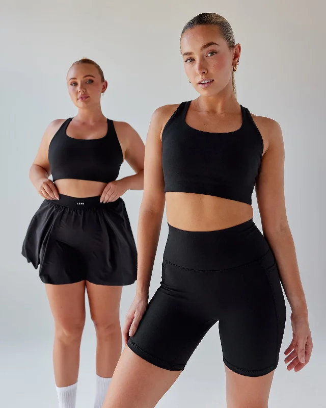 Move Freely With Premium Yoga Clothes At Great Prices Ace Long Line Bra - Black