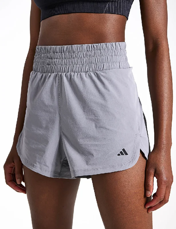 Performance Yoga Wear Now At Exclusive Discounts Pacer Stretch-Woven Zipper Pocket Lux Shorts - Grey Three Performance Yoga Wear Now At Exclusive Discounts Pacer Stretch-Woven Zipper Pocket Lux Shorts - Grey Three