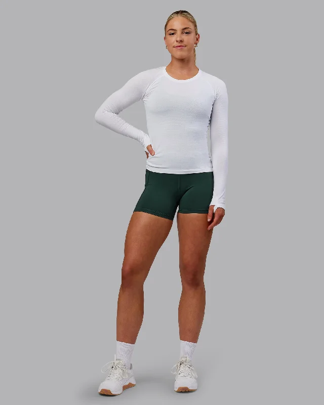 Breathable, Moisture-Wicking, And Budget-Friendly AeroFLX+ Seamless Long Sleeve Tee - White/White Breathable, Moisture-Wicking, And Budget-Friendly AeroFLX+ Seamless Long Sleeve Tee - White/White