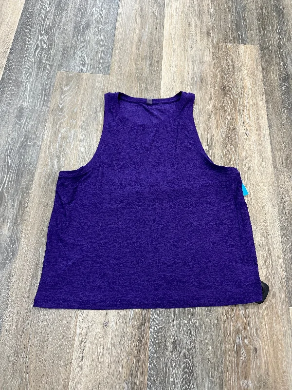 Athletic Tank Top By Beyond Yoga In Purple, Size: M