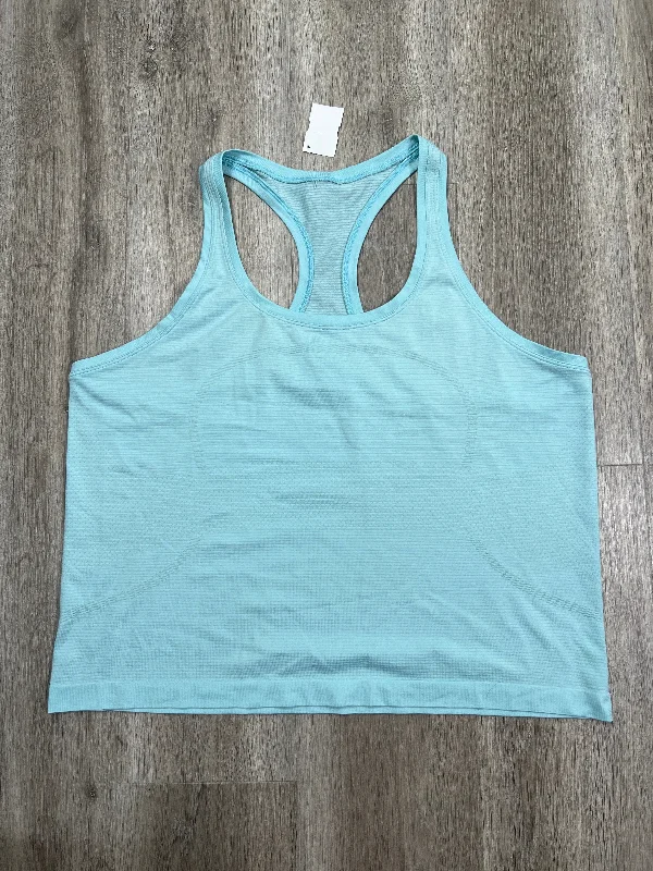 Athletic Tank Top By Lululemon In Blue, Size: Xl