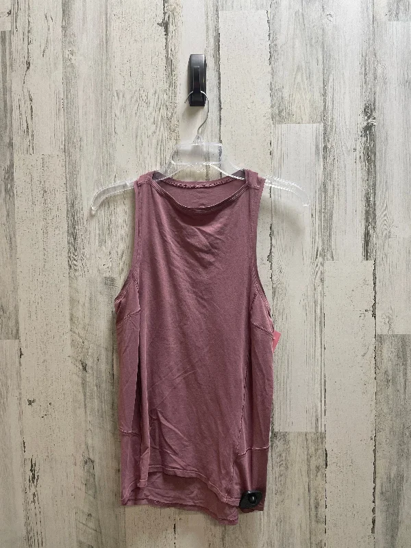 Athletic Tank Top By Lululemon In Mauve, Size: 6