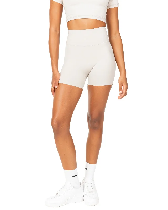 Look Good, Feel Good, And Save Big Aura Bonded Shorts - Oat Latte