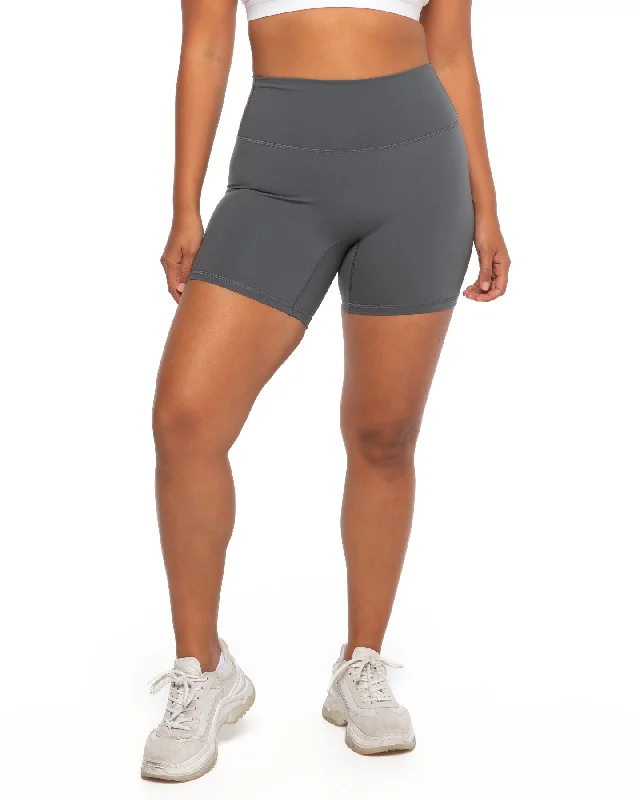 Stretch Your Limits, Not Your Wallet Aura SF Shorts - Cloud Grey