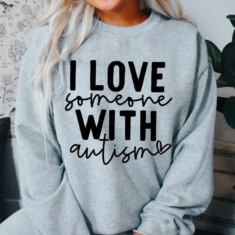Limited-Time Savings On Yoga Leggings And Tops Autism Love • Gray Pullover