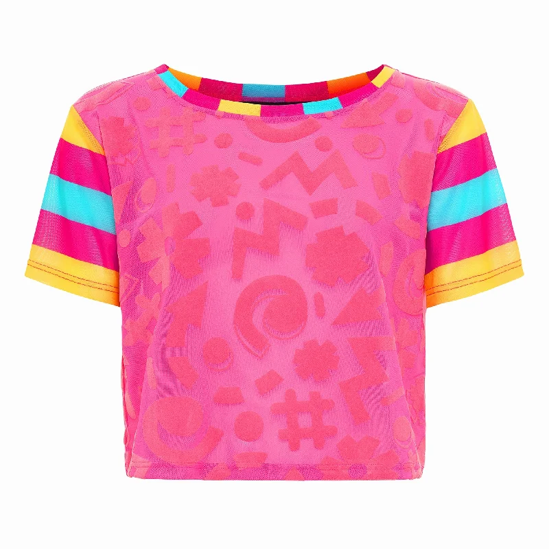 Your Yoga Essentials, Now At Lower Prices Barbara Girl Mesh Tee - Pink